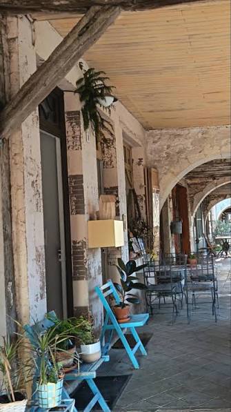 Vue extérieure de la terrasse